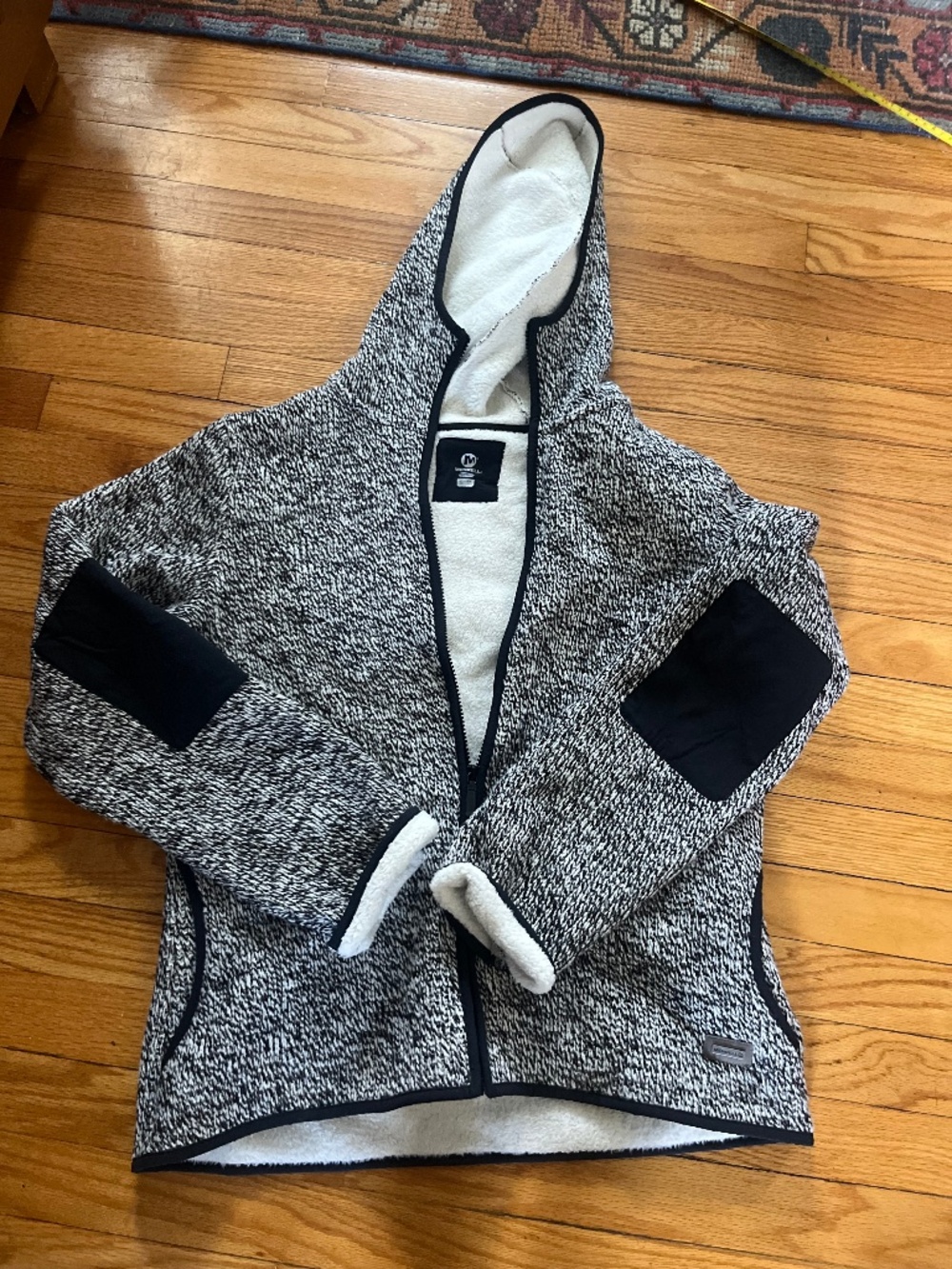 Merrell Select Regulate Women's Hooded Full-Zip Jacket Size L Sherpa Lined Heath